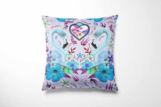 Flamingo Periwinkle Cushion Cover