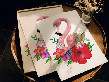 Flamingo Print