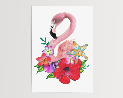 Flamingo Print