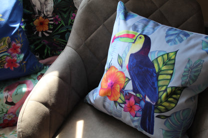 Toucan Oasis Cushion Cover