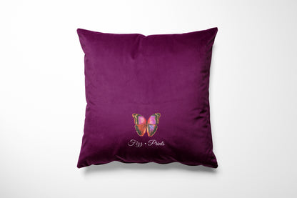 Insecta Plum Cushion Cover