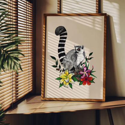 Lemur Print