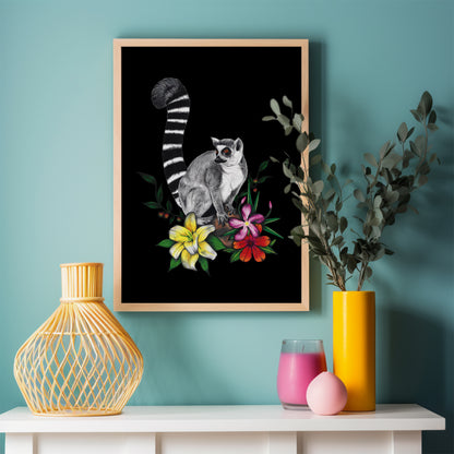 Lemur Print