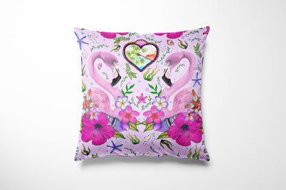 Flamingo Calypso Cushion Cover