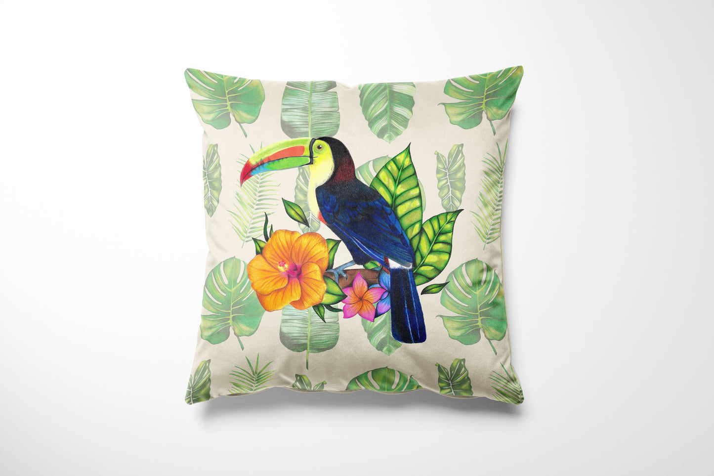 Toucan Tropical Cushion Cover